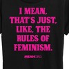 Women's - Mean Girls - Rules Of Feminism Short Sleeve Graphic T-Shirt - 2 of 4