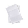 Betseyville Standard Betsey Johnson Solid Satin Sham Pillowcase White - 2 of 4