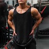 Men's 3 Pack Sleeveless Tank Tops Workout Shirt Quick Dry T-Shirts Casual Vest - 4 of 4