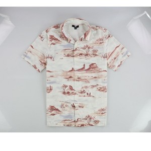 Frye Mens Graphic Applique Button Up Shirt - 1 of 2