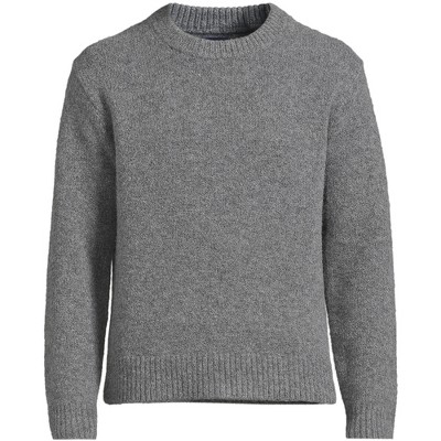 Lands' End Men's Long Sleeve Ultra Soft Oversized Crewneck Sweater
