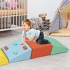 Toddler Climbing Toys,Lightweight Indoor Climbing Set ，5-Piece Foam Climbing Blocks for Crawling and Sliding, Colorful Play Equipment - 4 of 4