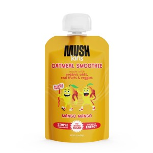 MUSHkins Gluten Free Mango Oatmeal Smoothie - 3.2oz - 1 of 4