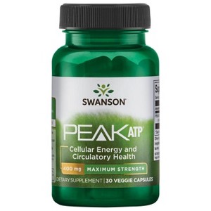 Swanson Peak Atp - Maximum Strength 400 mg 30 Veg Caps. - 1 of 2