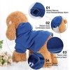 Unique Bargains Winter Spring Fall Dog Hooded Sweatshirt - 3 of 4