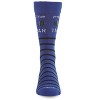 Memoi Men's Meet Me at the Bar Bamboo Blend Novelty Crew Sock Royal Blue 10-13 - 2 of 4