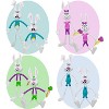 ArtCreativity Bulk Flexible Sensory Bending Easter Bunny Figure Toys (Set of 8) - 2 of 4