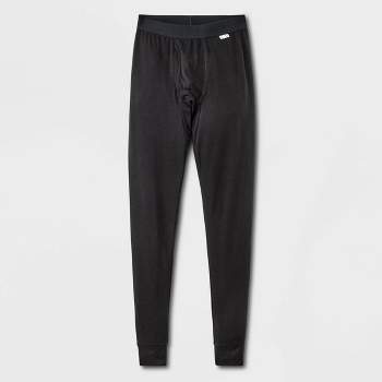 Men's Slim Fit Heavyweight Thermal Pants - All In Motion™ Black Xxl : Target