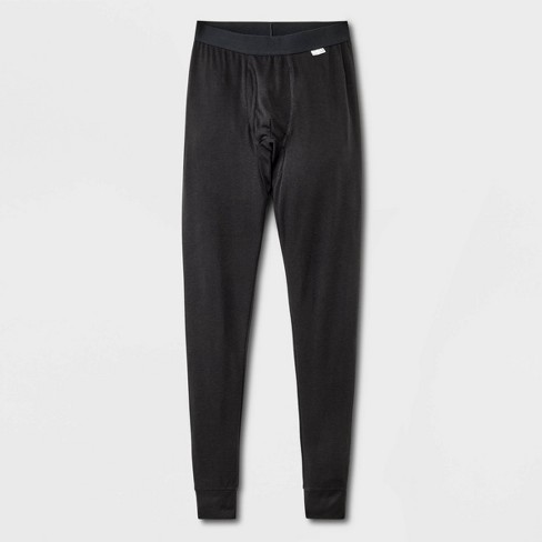 Men's Premium Slim Fit Thermal Pants - Goodfellow & Co™ Black Xl : Target