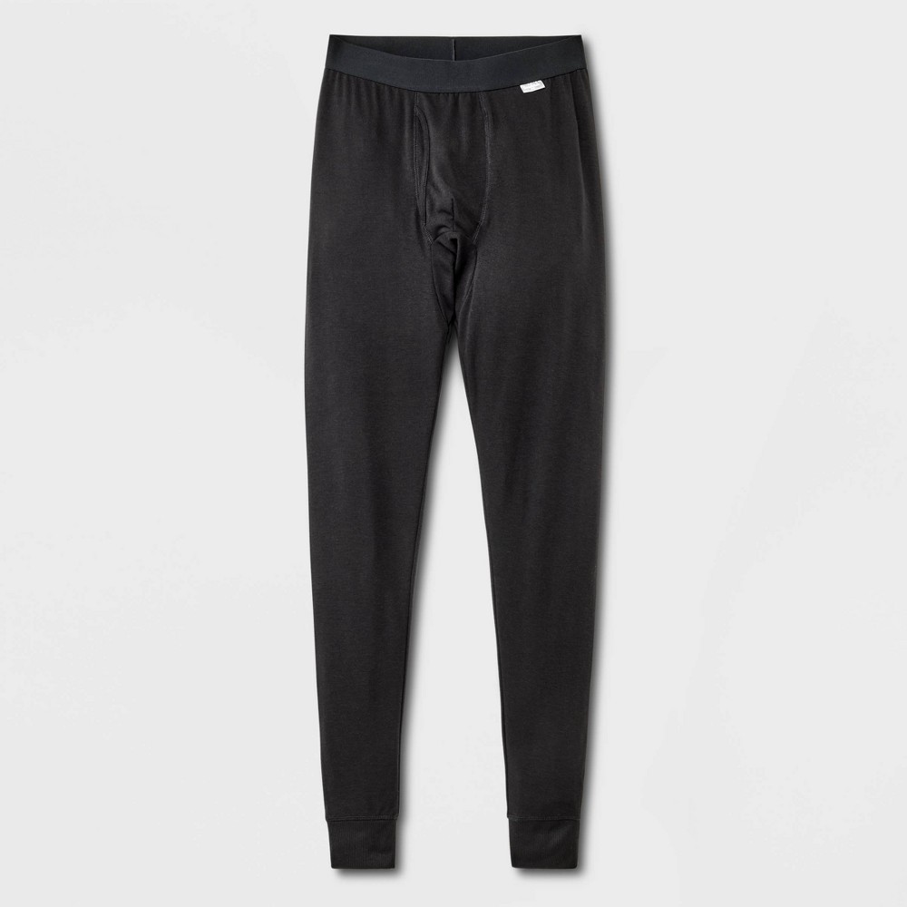 Men's Premium Slim Fit Thermal Pants - Goodfellow & Co™ Black L