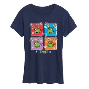 Women's - Teenage Mutant Ninja Turtles - Character Grid Short Sleeve Graphic T-Shirt - 1 of 4