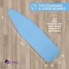 Hold N' Storage Ironing Board Cover and Pad - 15" x 54" - Large Fits All Standard Sizes - Heat Reflective Iron Pad for Table Top - 4 of 4