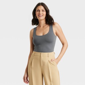 Women's Slim Fit Seamless Tank Top - A New Day™ - 1 of 4