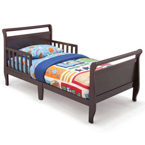 Sleigh Toddler Bed Black Cherry Delta Children Target