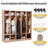 Coat Locker Cabinet with Wheels for Classroom & Daycare, 80lb Smooth Glazed Surface Cubby - 3 of 4