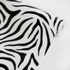 Slickblue Zebra Stripe Pattern Wallpaper Roll, 17.7"x394", Self-Adhesive Vinyl, Repositionable, Easy Apply - 2 of 3