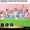 Plastic Tablecloth Disposable, Tablecloths for Rectangle Tables 54 inch. x 108 inch. Fits Tables Up to 8 Feet, Table Cloth for Party - SparkSettings - 4 of 4