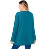 Woman Within Plus Size High Pile Fleece Sweatshirt - 3 of 4