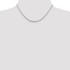 Black Bow Jewelry 2mm Sterling Silver Fancy Beaded Chain Necklace - 2 of 4