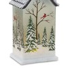 Melrose Lighted House with Pine Trees (Set of 2) - 3 of 3