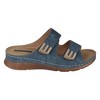 GC Shoes Gretchen Double Velcro Band Comfort Slide Flat Sandals - 2 of 4