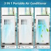 8000 BTU Portable Air Conditioner, 3-in-1 AC with Cooling, Fan & Dehumidifier, Cools Rooms Up to 350 Sq.Ft., Quiet Operation, Remote Control - 4 of 4