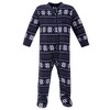 Hudson Baby Infant Boy Fleece Zipper Sleep and Play 2pk, Sweater Plaid - 3 of 3