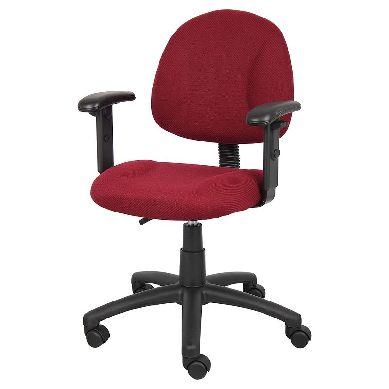 Deluxe Posture Chair with Adjustable Arms - Boss Office Products, 1 of 8