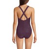 Lands' End Women's Chlorine Resistant Scoop Neck X-Back High Leg Soft Cup Tugless Sporty One Piece Swimsuit - 2 of 4