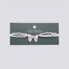 White Bead Choker Necklace with Bow Accent - Wild Fable™ White/Silver - 2 of 2