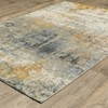 Captiv8e Designs Navarre Distressed Elements Abstract Beige/Orange Indoor/Outdoor Area Rug - 3 of 4