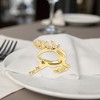 Unique Bargains Napkin Rings Animals Pattern Stainless Steel 1 Pc - 3 of 3
