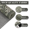 Machine Washable Living Room Rug Indoor Rug Kitchen Accent Rug Distressed Carpet Low Pile Bedroom Rug Office Dining Room Olive - 4 of 4