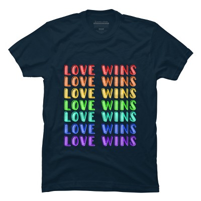 Adult Design By Humans Humans Love Wins Pride Repeat By CNTT668 T-Shirt