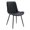 Ridstar 4 Piece Dining Chairs, Armless Chair For Dining Room-Black - 2 of 4