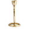 Sagebrook Home Round Ring Taper Candle Holder - Contemporary Circular Abstract Metal Candle Display for Home - 3 of 4