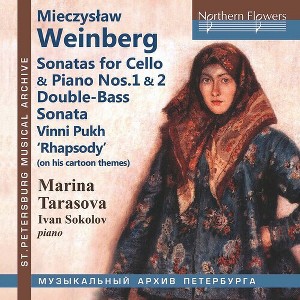 Marina Tarasova & Ivan Sokolov - Mieczyslaw Weinberg: Sonatas for Cello & Piano Nos. 1 & 2; Double-BassSonata; 'Vinni Pukh' (Winnie The Pooh) - 1 of 1