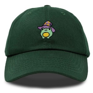 Dalix Sorcerer Frog Embroidered Cap Cotton Baseball Cute Cool Dad Hat Womens - 1 of 4