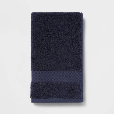 Navy blue discount and gray towels