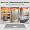 VEVOR Shower Curb Kit, 48"x72" Shower Pan Kit with 6.3" Central Drain, Lightweight EPS Shower Installation Kits with 2 Waterproof Cloths, Grey - 3 of 4