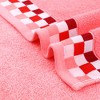 REGALWOVEN Bathroom Cotton Striped Pattern Absorbent Soft Decorative Hands Face Towel - 4 of 4