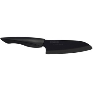 Kyocera Innovation Series 5.5" Santoku Knife w/Soft Grip Handle, Black Blade - 1 of 1