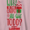 National Lampoon Men's Why Is The Carpet All Wet Long Sleeve Graphic Cotton Sweatshirt Hoodie - 2 of 3