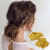 Unique Bargains Large Bow Ribbon French Barrette Hair Clips Hairdo Clip 1 Pc - 2 of 4
