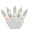 Northlight 300ct Shimmering Mini Icicle Christmas Lights Clear - 8.5' White Wire - 2 of 4