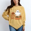 Simply Sage Market Women's Cute But Creepy Long Sleeve Garment Dyed Tee - 2 of 4