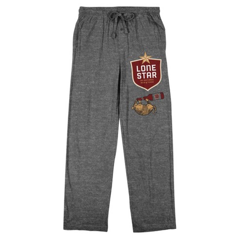 Lone Star Classic Logo Men s Heather Gray Sleep Pants Target