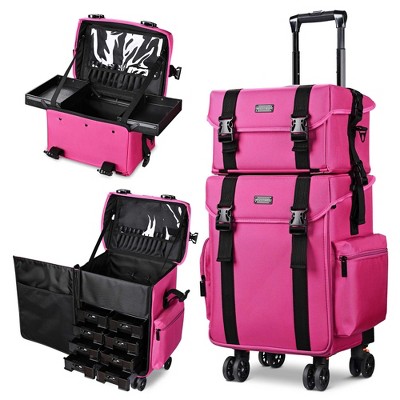 Byootique Classic  Rolling 2in1 Cosmetic Case Sided Makeup Artist Organizer