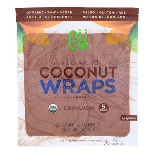 Nuco Cinnamon Organic Coconut Wraps  - Case of 12 - 2.47 OZ - 1 of 3