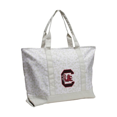 NCAA South Carolina Gamecocks Leopard Pattern Tote - image 1 of 1